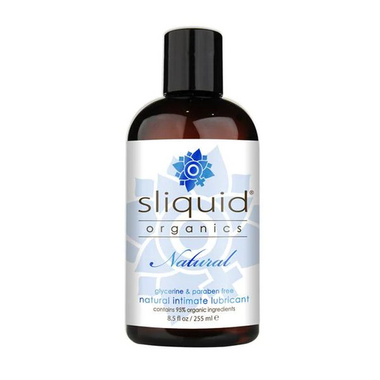 Sliquid Organics Natural Lubricant 8.5oz – Rechargeable, Discreet, Intimate Wellness Accessory – Quiet, Rechargeable, Waterproof, Couples & Solo Use, Discreet Intimate Wellness Accessory