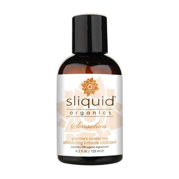 Sliquid Organics Sensation 4.2oz – Rechargeable, Discreet, Intimate Wellness Accessory – Quiet, Rechargeable, Waterproof, Couples & Solo Use, Discreet Intimate Wellness Accessory