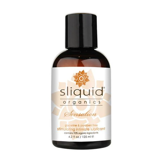 Sliquid Organics Sensation 4.2oz – Rechargeable, Discreet, Intimate Wellness Accessory – Quiet, Rechargeable, Waterproof, Couples & Solo Use, Discreet Intimate Wellness Accessory