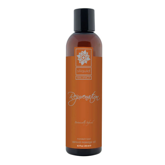 Sliquid Massage Oil Rejuvenation 8.5oz – Rechargeable, Discreet, Intimate Wellness Accessory – Quiet, Rechargeable, Waterproof, Couples & Solo Use, Discreet Intimate Wellness Accessory