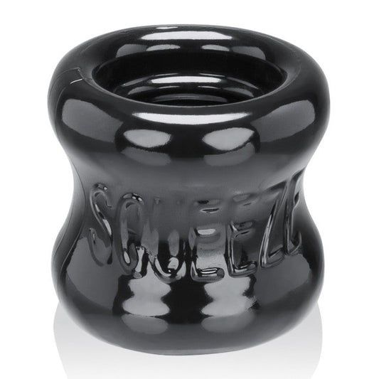SQUEEZE, ballstretcher - BLACK – Rechargeable, Discreet, Intimate Wellness Accessory – Quiet, Rechargeable, Waterproof, Couples & Solo Use, Discreet Intimate Wellness Accessory