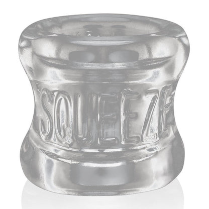 SQUEEZE, ballstretcher - CLEAR – Rechargeable, Discreet, Intimate Wellness Accessory – Quiet, Rechargeable, Waterproof, Couples & Solo Use, Discreet Intimate Wellness Accessory