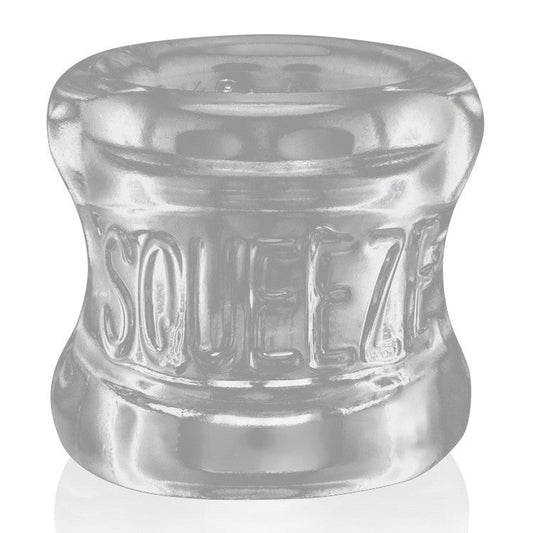 SQUEEZE, ballstretcher - CLEAR – Rechargeable, Discreet, Intimate Wellness Accessory – Quiet, Rechargeable, Waterproof, Couples & Solo Use, Discreet Intimate Wellness Accessory