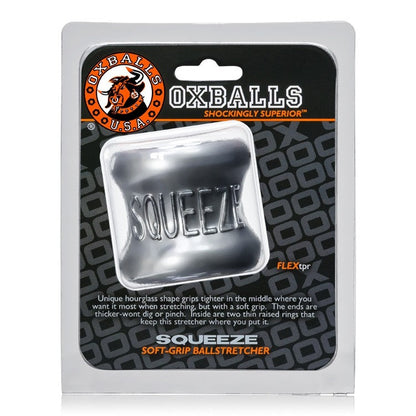 Oxballs SQUEEZE, ballstretcher - STEEL – Rechargeable, Discreet, Intimate Wellness Accessory – Quiet, Rechargeable, Waterproof, Couples & Solo Use, Discreet Intimate Wellness Accessory