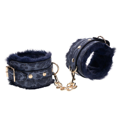 Cougar Fur Handcuffs – Rechargeable, Discreet, Intimate Wellness Accessory – Quiet, Rechargeable, Waterproof, Couples & Solo Use, Discreet Intimate Wellness Accessory