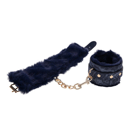 Cougar Fur Handcuffs – Rechargeable, Discreet, Intimate Wellness Accessory – Quiet, Rechargeable, Waterproof, Couples & Solo Use, Discreet Intimate Wellness Accessory