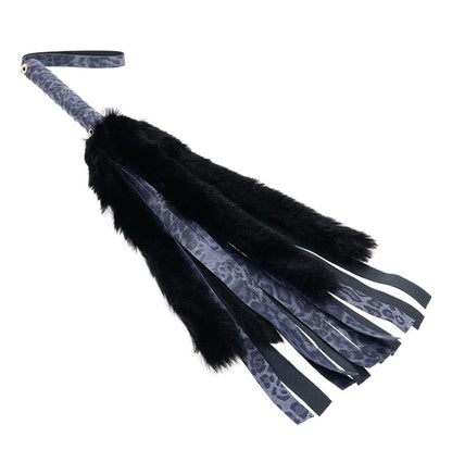 Cougar Faux Fur Flogger – Rechargeable, Discreet, Intimate Wellness Accessory – Quiet, Rechargeable, Waterproof, Couples & Solo Use, Discreet Intimate Wellness Accessory