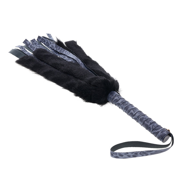 Cougar Faux Fur Flogger – Rechargeable, Discreet, Intimate Wellness Accessory – Quiet, Rechargeable, Waterproof, Couples & Solo Use, Discreet Intimate Wellness Accessory
