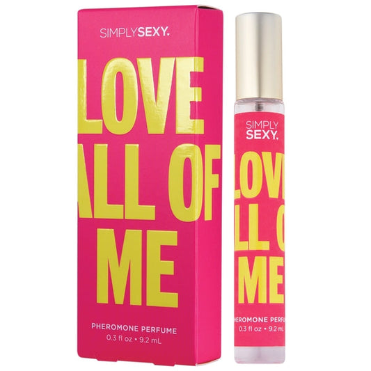 LOVE ALL OF ME Pheromone Infused Perfume - Love All Of Me 0.3oz | 9.2mL – Rechargeable, Discreet, Intimate Wellness Accessory – Quiet, Rechargeable, Waterproof, Couples & Solo Use, Discreet Intimate Wellness Accessory
