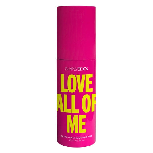 PHEROMONE BODY MIST - LOVE ALL OF  ME - 3.35 floz | 99mL – Rechargeable, Discreet, Intimate Wellness Accessory – Quiet, Rechargeable, Waterproof, Couples & Solo Use, Discreet Intimate Wellness Accessory