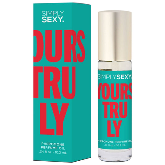 Yours Truly .34oz | 10mL Pheromone Perfume Oil – Rechargeable, Discreet, Intimate Wellness Accessory – Quiet, Rechargeable, Waterproof, Couples & Solo Use, Discreet Intimate Wellness Accessory