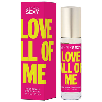 Love All Of Me .34oz | 10mL Pheromone Perfume Oil – Rechargeable, Discreet, Intimate Wellness Accessory – Quiet, Rechargeable, Waterproof, Couples & Solo Use, Discreet Intimate Wellness Accessory