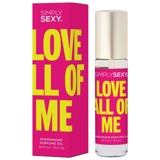 Love All Of Me .34oz | 10mL Pheromone Perfume Oil – Rechargeable, Discreet, Intimate Wellness Accessory – Quiet, Rechargeable, Waterproof, Couples & Solo Use, Discreet Intimate Wellness Accessory