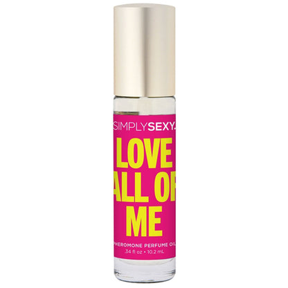 Love All Of Me .34oz | 10mL Pheromone Perfume Oil – Rechargeable, Discreet, Intimate Wellness Accessory – Quiet, Rechargeable, Waterproof, Couples & Solo Use, Discreet Intimate Wellness Accessory