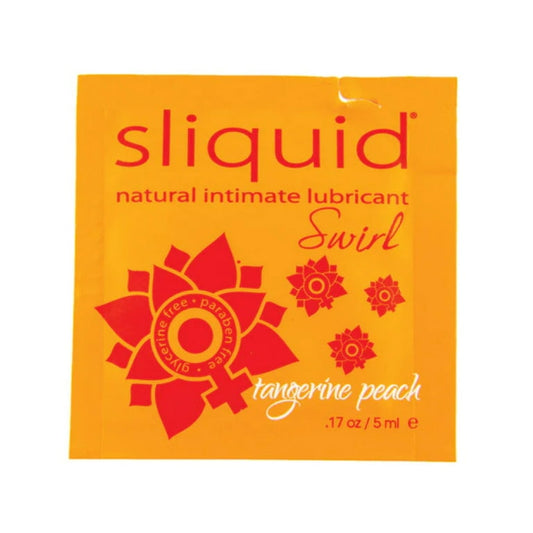 Naturals Swirl Pillows - Tangerine Peach 0.17 oz – Rechargeable, Discreet, Intimate Wellness Accessory – Quiet, Rechargeable, Waterproof, Couples & Solo Use, Discreet Intimate Wellness Accessory