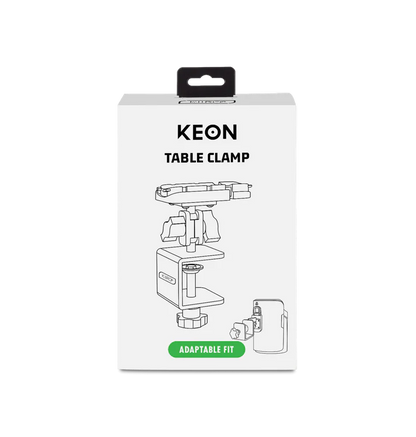 Keon Table Clamp – Rechargeable, Discreet, Intimate Wellness Accessory – Quiet, Rechargeable, Waterproof, Couples & Solo Use, Discreet Intimate Wellness Accessory