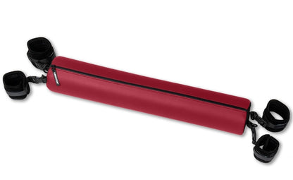 Talea Spreader Bar Claret Faux Leather – Rechargeable, Discreet, Intimate Wellness Accessory – Quiet, Rechargeable, Waterproof, Couples & Solo Use, Discreet Intimate Wellness Accessory