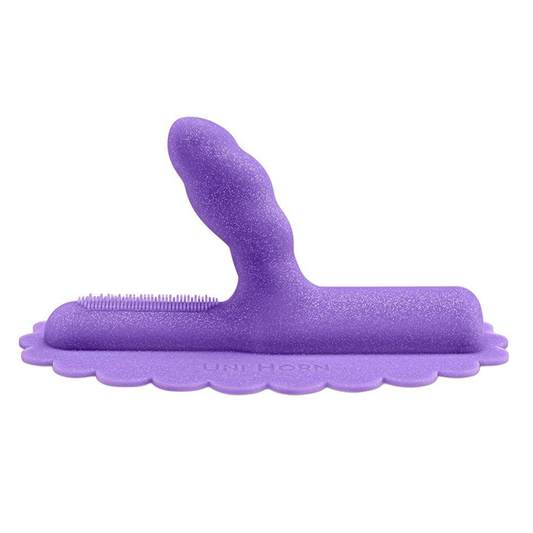 Uni Horn - Twisted Textured Silicone Attachment – Rechargeable, Discreet, Intimate Wellness Accessory – Quiet, Rechargeable, Waterproof, Couples & Solo Use, Discreet Intimate Wellness Accessory