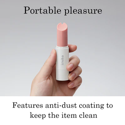 stick - light pink × white – Rechargeable, Discreet, Intimate Wellness Accessory – Quiet, Rechargeable, Waterproof, Couples & Solo Use, Discreet Intimate Wellness Accessory