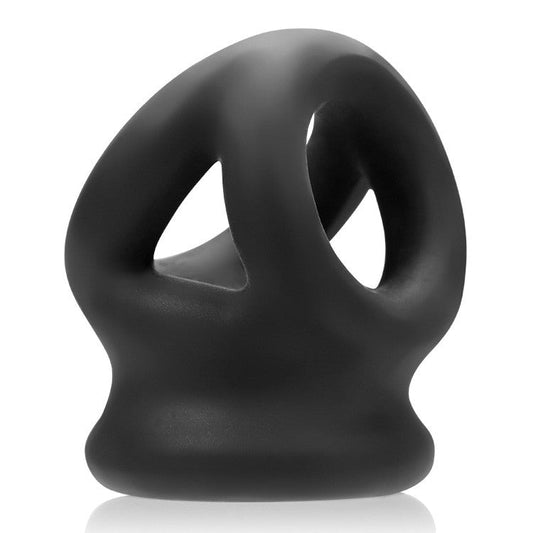 TRI-SQUEEZE, cocksling & ballstretcher - BLACK ICE – Rechargeable, Discreet, Intimate Wellness Accessory – Quiet, Rechargeable, Waterproof, Couples & Solo Use, Discreet Intimate Wellness Accessory