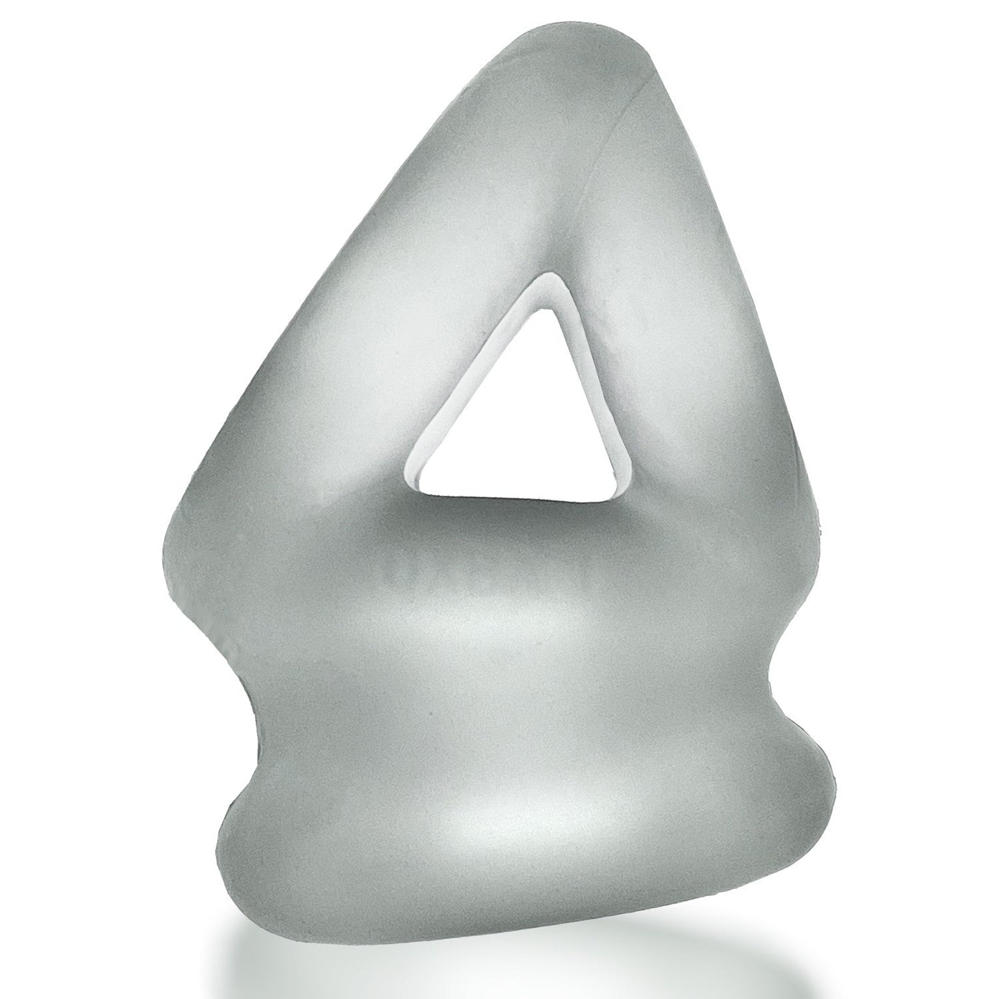 TRI-SQUEEZE, cocksling & ballstretcher - CLEAR ICE – Rechargeable, Discreet, Intimate Wellness Accessory – Quiet, Rechargeable, Waterproof, Couples & Solo Use, Discreet Intimate Wellness Accessory