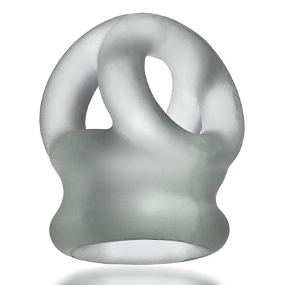 TRI-SQUEEZE, cocksling & ballstretcher - CLEAR ICE – Rechargeable, Discreet, Intimate Wellness Accessory – Quiet, Rechargeable, Waterproof, Couples & Solo Use, Discreet Intimate Wellness Accessory