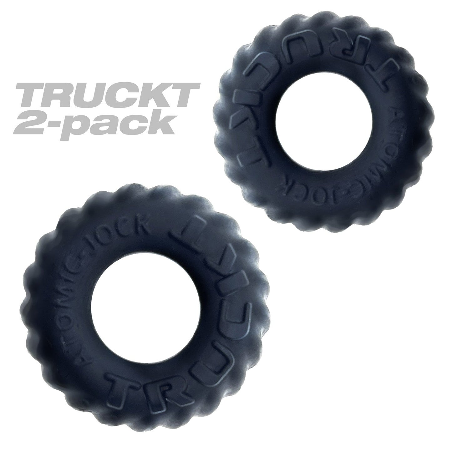 TRUCKT, 2-piece cockring - PLUS+SILICONE special edition - NIGHT – Rechargeable, Discreet, Intimate Wellness Accessory – Quiet, Rechargeable, Waterproof, Couples & Solo Use, Discreet Intimate Wellness Accessory