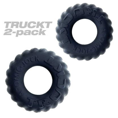 TRUCKT, 2-piece cockring - PLUS+SILICONE special edition - NIGHT – Rechargeable, Discreet, Intimate Wellness Accessory – Quiet, Rechargeable, Waterproof, Couples & Solo Use, Discreet Intimate Wellness Accessory
