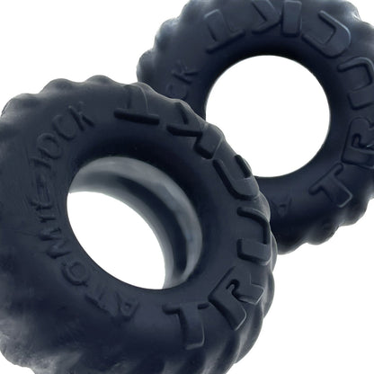 TRUCKT, 2-piece cockring - PLUS+SILICONE special edition - NIGHT – Rechargeable, Discreet, Intimate Wellness Accessory – Quiet, Rechargeable, Waterproof, Couples & Solo Use, Discreet Intimate Wellness Accessory