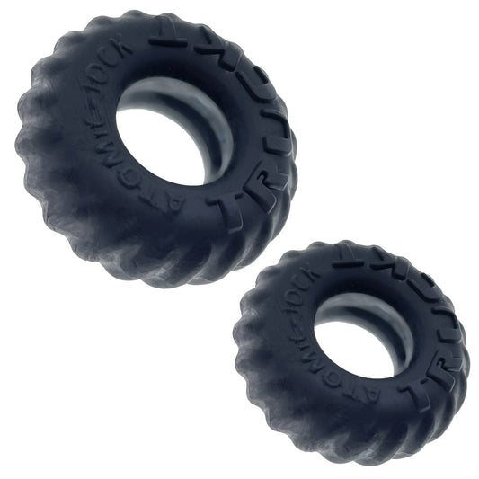 TRUCKT, 2-piece cockring - PLUS+SILICONE special edition - NIGHT – Rechargeable, Discreet, Intimate Wellness Accessory – Quiet, Rechargeable, Waterproof, Couples & Solo Use, Discreet Intimate Wellness Accessory