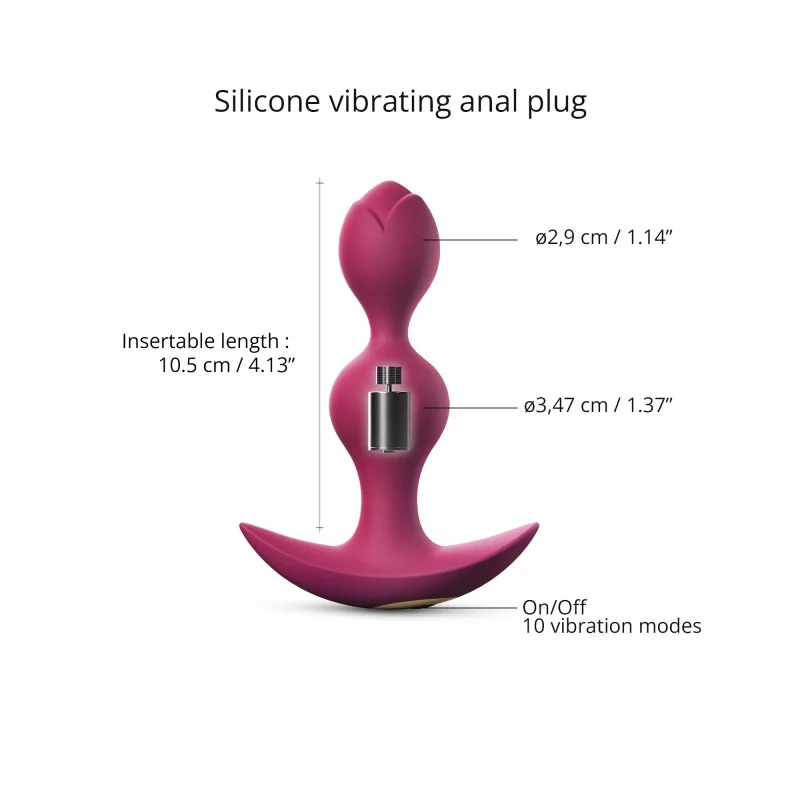 TWINNY BUD - PLUM STAR – Rechargeable, Discreet, Intimate Wellness Accessory – Quiet, Rechargeable, Waterproof, Couples & Solo Use, Discreet Intimate Wellness Accessory