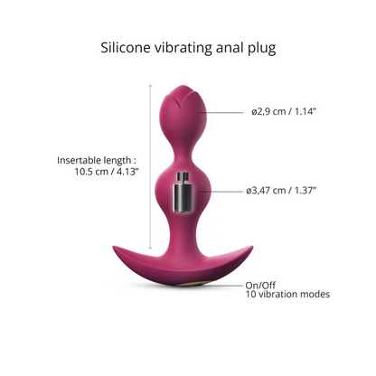 TWINNY BUD - PLUM STAR – Rechargeable, Discreet, Intimate Wellness Accessory – Quiet, Rechargeable, Waterproof, Couples & Solo Use, Discreet Intimate Wellness Accessory