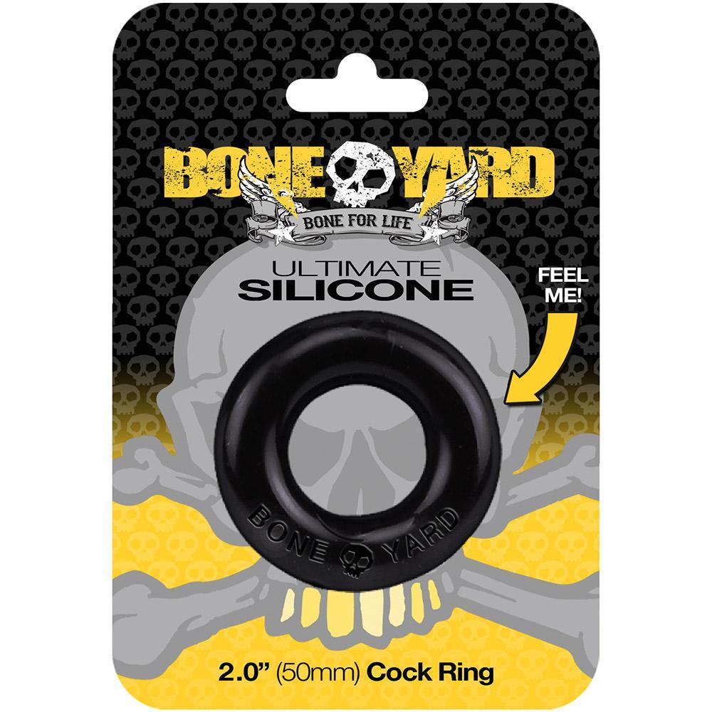 Ultimate Silicone Cock Ring Black