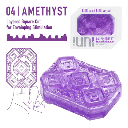 UNI AMETHYST – Rechargeable, Discreet, Intimate Wellness Accessory – Quiet, Rechargeable, Waterproof, Couples & Solo Use, Discreet Intimate Wellness Accessory