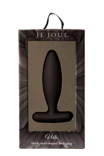 Vesta Vibrating Butt Plug Black – Rechargeable, Discreet, Intimate Wellness Accessory – Quiet, Rechargeable, Waterproof, Couples & Solo Use, Discreet Intimate Wellness Accessory