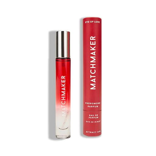 Matchmaker Red Diamond Pheromone Parfum - Attract Him - 10ml / 0.33 fl oz – Rechargeable, Discreet, Intimate Wellness Accessory – Quiet, Rechargeable, Waterproof, Couples & Solo Use, Discreet Intimate Wellness Accessory