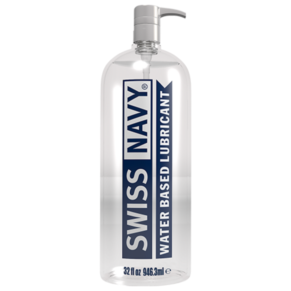 Swiss Navy Water 32 oz – Rechargeable, Discreet, Intimate Wellness Accessory – Quiet, Rechargeable, Waterproof, Couples & Solo Use, Discreet Intimate Wellness Accessory