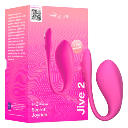 Jive 2 Electric Pink – Rechargeable, Discreet, Intimate Wellness Accessory – Quiet, Rechargeable, Waterproof, Couples & Solo Use, Discreet Intimate Wellness Accessory