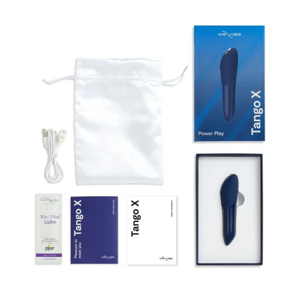 Tango X - Midnight Blue – Rechargeable, Discreet, Intimate Wellness Accessory – Quiet, Rechargeable, Waterproof, Couples & Solo Use, Discreet Intimate Wellness Accessory