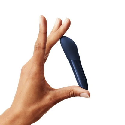 Tango X - Midnight Blue – Rechargeable, Discreet, Intimate Wellness Accessory – Quiet, Rechargeable, Waterproof, Couples & Solo Use, Discreet Intimate Wellness Accessory