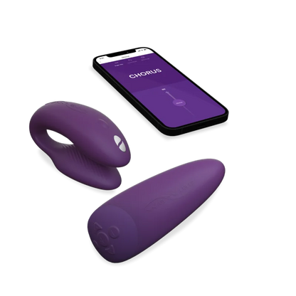 Chorus - Purple – Rechargeable, Discreet, Intimate Wellness Accessory – Quiet, Rechargeable, Waterproof, Couples & Solo Use, Discreet Intimate Wellness Accessory