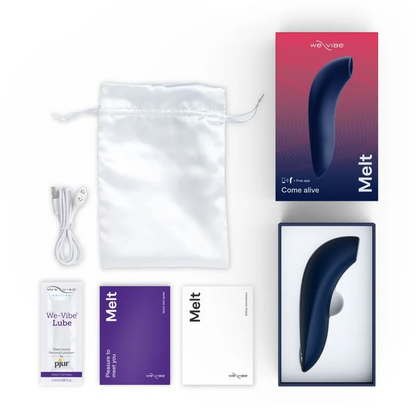 Melt - Midnight Blue – Rechargeable, Discreet, Intimate Wellness Accessory – Quiet, Rechargeable, Waterproof, Couples & Solo Use, Discreet Intimate Wellness Accessory