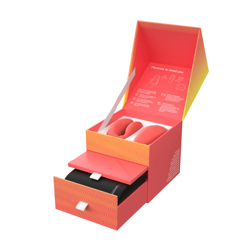 Chorus - Crave Coral – Rechargeable, Discreet, Intimate Wellness Accessory – Quiet, Rechargeable, Waterproof, Couples & Solo Use, Discreet Intimate Wellness Accessory