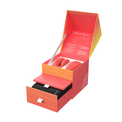 Chorus - Crave Coral – Rechargeable, Discreet, Intimate Wellness Accessory – Quiet, Rechargeable, Waterproof, Couples & Solo Use, Discreet Intimate Wellness Accessory
