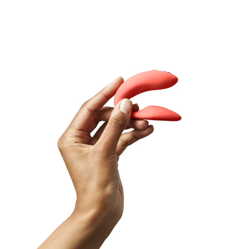 Chorus - Crave Coral – Rechargeable, Discreet, Intimate Wellness Accessory – Quiet, Rechargeable, Waterproof, Couples & Solo Use, Discreet Intimate Wellness Accessory