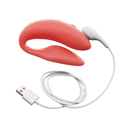 Chorus - Crave Coral – Rechargeable, Discreet, Intimate Wellness Accessory – Quiet, Rechargeable, Waterproof, Couples & Solo Use, Discreet Intimate Wellness Accessory
