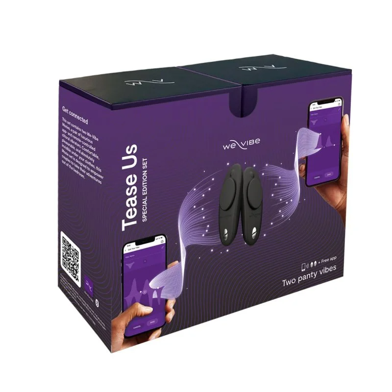 Tease Us - Moxie & Moxie – Rechargeable, Discreet, Intimate Wellness Accessory – Quiet, Rechargeable, Waterproof, Couples & Solo Use, Discreet Intimate Wellness Accessory