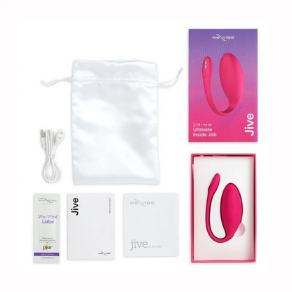 Jive - Electric Pink – Rechargeable, Discreet, Intimate Wellness Accessory – Quiet, Rechargeable, Waterproof, Couples & Solo Use, Discreet Intimate Wellness Accessory