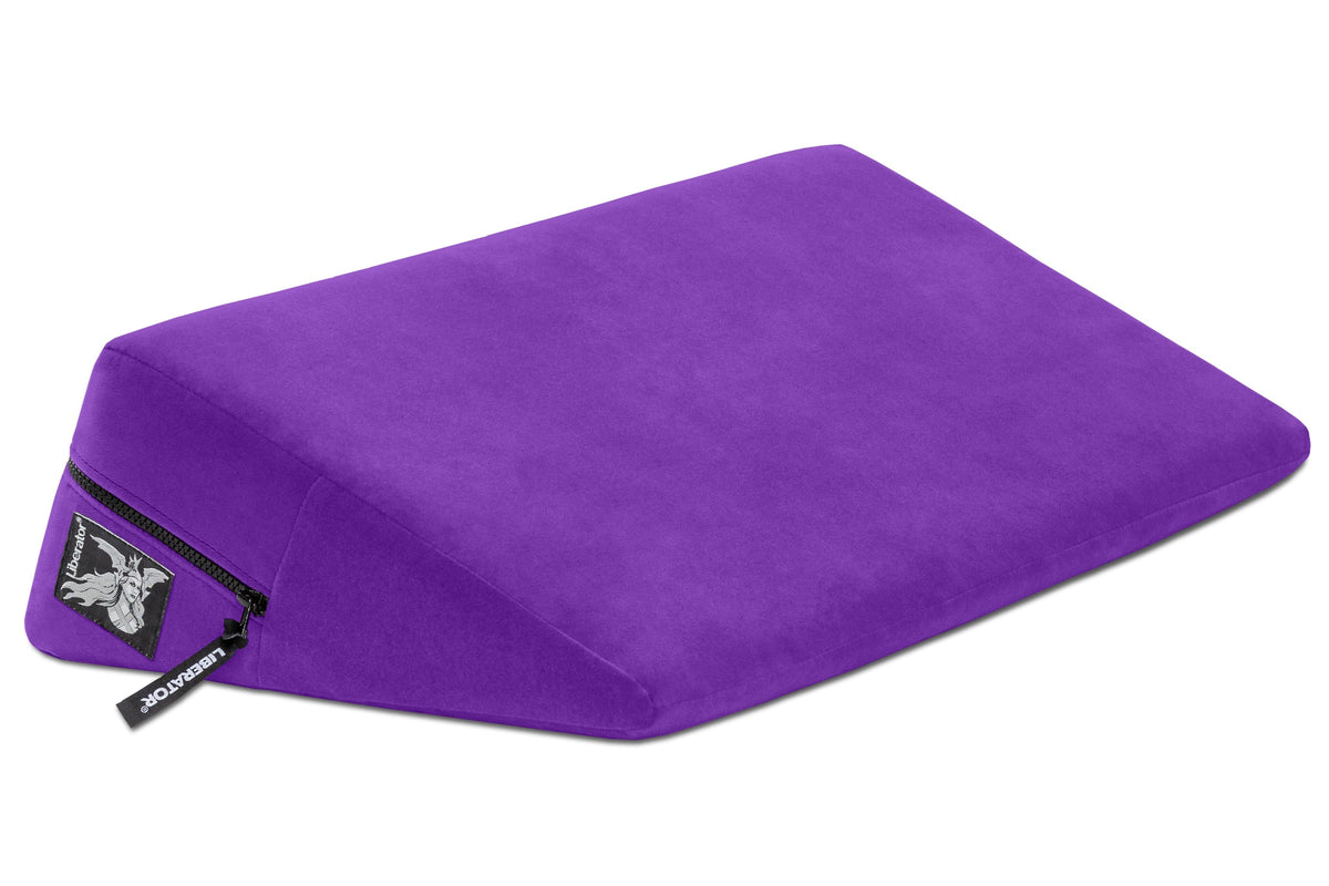 Wedge Purple Microfiber – Rechargeable, Discreet, Intimate Wellness Accessory – Quiet, Rechargeable, Waterproof, Couples & Solo Use, Discreet Intimate Wellness Accessory