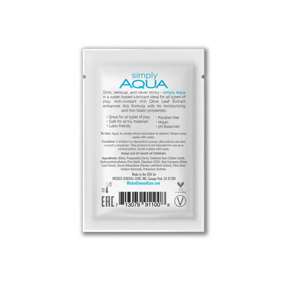 Simply Aqua Sachet – Rechargeable, Discreet, Intimate Wellness Accessory – Quiet, Rechargeable, Waterproof, Couples & Solo Use, Discreet Intimate Wellness Accessory